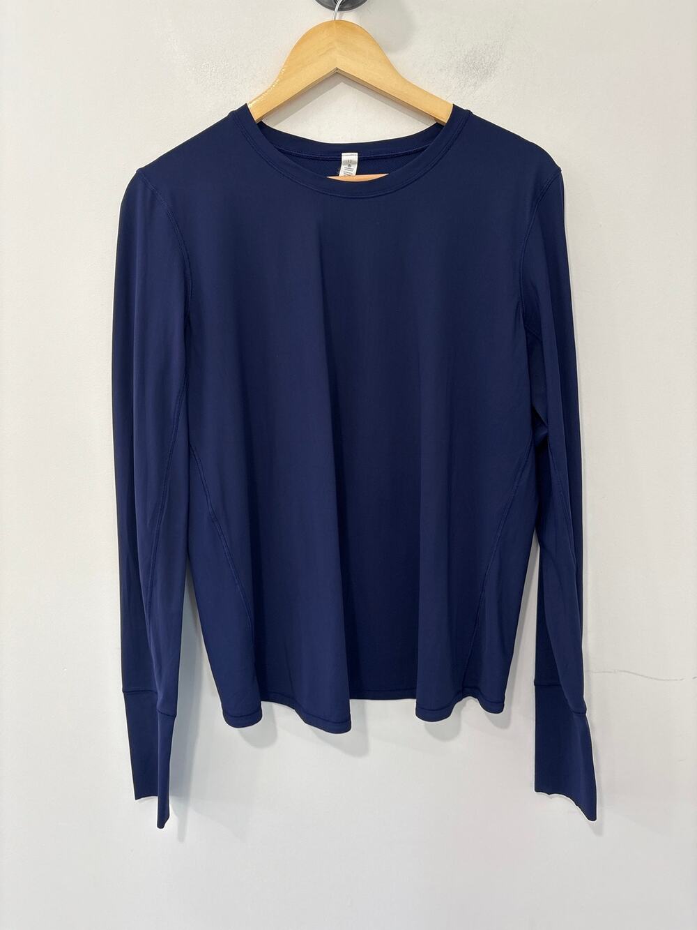 Lululemon Long Sleeve Tee Top Blue Size 12